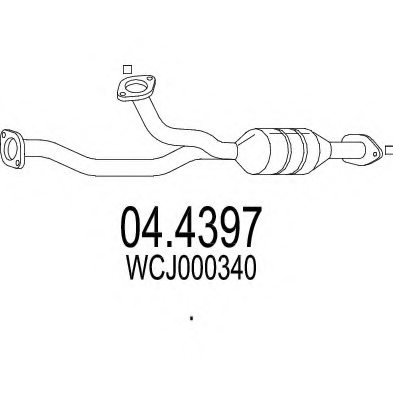 MTS 04.4397 Catalytic Converter
